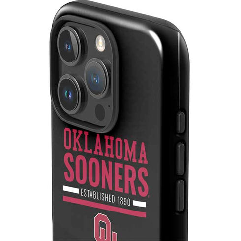 University of Oklahoma Sooners Est 1890 iPhone 16 Pro Impact Case